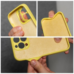 Apple iPhone 16 Plus Coque Silicone 2mm Citron
