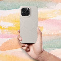 Apple iPhone 13 Pro Max Coque Silicone Zephyr Mag Élégant  MagSAFE  Blanc