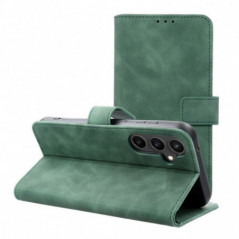 Samsung Galaxy S23 FE Portefeuilles TENDER Book Vert
