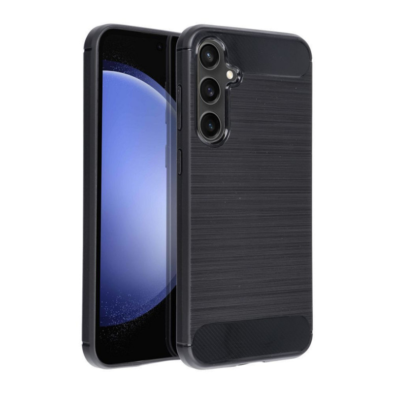 Samsung Galaxy S23 FE Coque Carbon Élégant  Noir