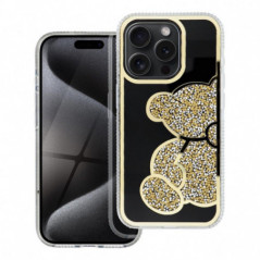 Apple iPhone 14 Pro Max Coque Teddy bear Or