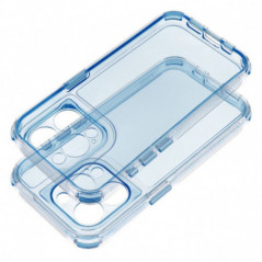 Apple iPhone 12 Coque Matrix Clear Bleu