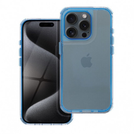 Apple iPhone 13 Pro Coque Matrix Clear Bleu