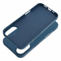 Apple iPhone 16 Coque Silicone Mag Cover MagSAFE  Bleu