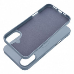 Apple iPhone 16 Plus Coque Silicone Mag Cover MagSAFE  Bleu clair
