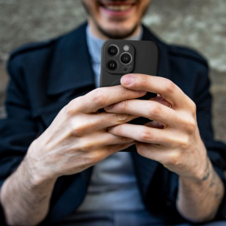 Samsung Galaxy A54 Coque Silicone Mag Cover MagSAFE  Noir