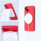 Samsung Galaxy S25 Plus Coque Silicone Mag Cover MagSAFE  Rouge