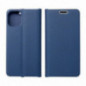 Apple iPhone 16 Pro Portefeuilles LUNA Book Carbon Fibre de carbone, Élégant  Bleu