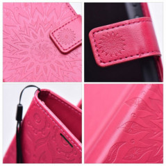 Apple iPhone 16 Plus Portefeuilles MEZZO Book Mandala  Magenta