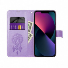 Apple iPhone 16 Plus Portefeuilles MEZZO Book Capteurs de rêve  Violet (Purple)