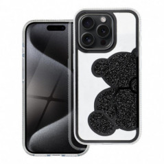 Apple iPhone 16 Pro Max Coque Teddy bear Noir
