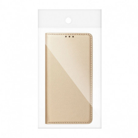 Motorola Moto G34 Portefeuilles Smart Case Book Or