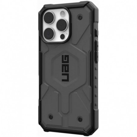 Apple iPhone 16 Pro Coque Urban Armor Gear Pathfinder Étui haut de gamme  MagSAFE  Argenté