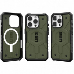 Apple iPhone 16 Pro Coque Urban Armor Gear Pathfinder Étui haut de gamme  MagSAFE  Olive