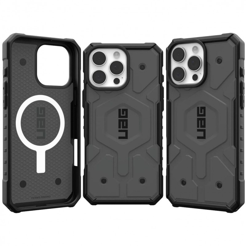 Apple iPhone 16 Pro Max Coque Urban Armor Gear Pathfinder Étui haut de gamme  MagSAFE  Argenté