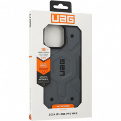 Apple iPhone 16 Pro Max Coque Urban Armor Gear Pathfinder Étui haut de gamme  MagSAFE  Argenté