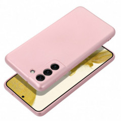 Samsung Galaxy S25 Coque Metallic Rose