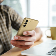 Samsung Galaxy S25 Plus Coque Metallic Or