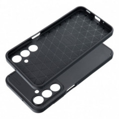 Samsung Galaxy A16 Coque Carbon premium Élégant  Noir