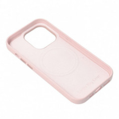 Apple iPhone 16 Plus Coque Leather Mag Cover Élégant  MagSAFE  Rose sable