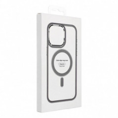 Samsung Galaxy S25 Coque Color Edge Mag MagSAFE  Gris titane