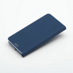 XIAOMI 14 Portefeuilles LUNA Book Carbon Fibre de carbone, Élégant  Bleu