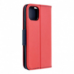Samsung Galaxy A56 Étui portefeuille Fancy Book Rouge / Marine