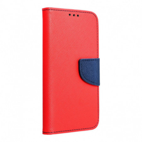 XIAOMI Redmi Note 14 Pro 5G Étui portefeuille Fancy Book Rouge / Marine