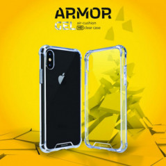 XIAOMI Redmi Note 14 Pro Plus 5G Coque Roar Armor Jelly Étui haut de gamme  Transparent
