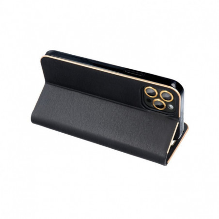 XIAOMI Redmi Note 14 5G Portefeuilles LUNA Book Gold Élégant  Noir