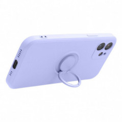 XIAOMI Redmi Note 14 4G Coque Silicone ring Violet (Violet)
