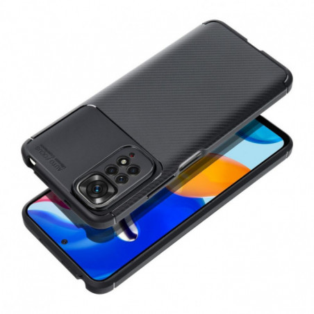 XIAOMI Redmi Note 14 Pro 5G Coque Carbon premium Élégant  Noir