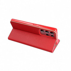 XIAOMI Redmi Note 14 4G Portefeuilles LUNA Book Gold Élégant  Rouge