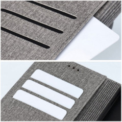 XIAOMI Redmi Note 14 4G Portefeuilles GOMMA Élégant  Gris