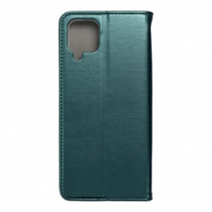 Samsung Galaxy A12 Portefeuilles Smart Magneto book Vert foncé