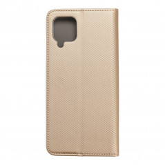 Samsung Galaxy A12 Portefeuilles Smart Case Book Or
