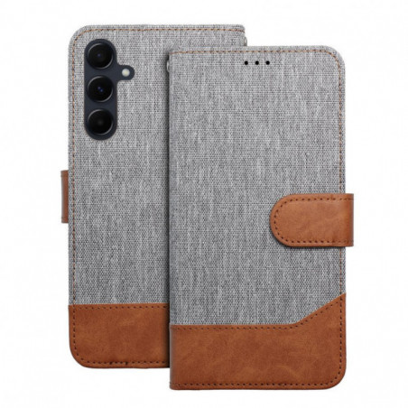 Samsung Galaxy A52s 5G Portefeuilles JEANS Élégant  Gris