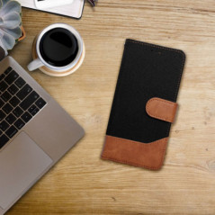 Samsung Galaxy A52s 5G Portefeuilles JEANS Élégant  Noir