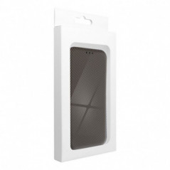 Apple iPhone 14 Pro Max Portefeuilles FOLIO Side Magnet Élégant, Modèle de carbone  Brun