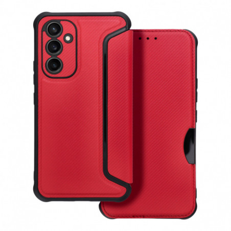 Samsung Galaxy A54 Portefeuilles Razor Book Fibre de carbone, Modèle de carbone