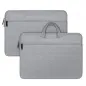 Dux Ducis Sac à main horizontal LBTC pour ordinateur portable 13-13.9 pouces, gris clair