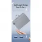 Dux Ducis Sac à main horizontal LBTC pour ordinateur portable 13-13.9 pouces, gris clair
