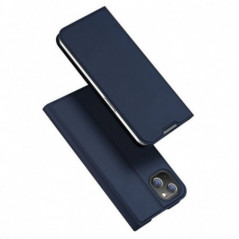 Apple iPhone 14 Plus Coque Dux Ducis Leather Bleu
