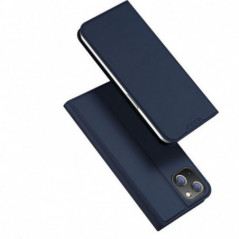 Apple iPhone 15 Plus Coque Dux Ducis Leather Bleu