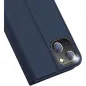 Apple iPhone 15 Plus Coque Dux Ducis Leather Bleu