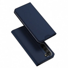Samsung Galaxy S23 5G Coque Dux Ducis Leather Bleu