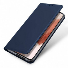 Samsung Galaxy S23 5G Coque Dux Ducis Leather Bleu