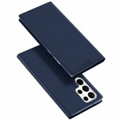 Samsung Galaxy S23 Ultra 5G Coque Dux Ducis Leather Bleu