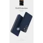 Samsung Galaxy S23 FE Coque Dux Ducis Leather Bleu