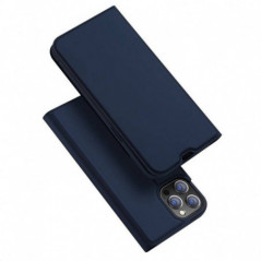 Apple iPhone 13 Pro Max Coque Dux Ducis Leather Bleu